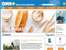 Tablet Screenshot of omaplus.fi